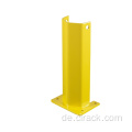 U tippen palette rack aufrechte guards